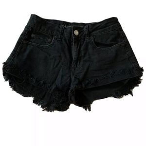 American Eagle Black Jean Shorts
